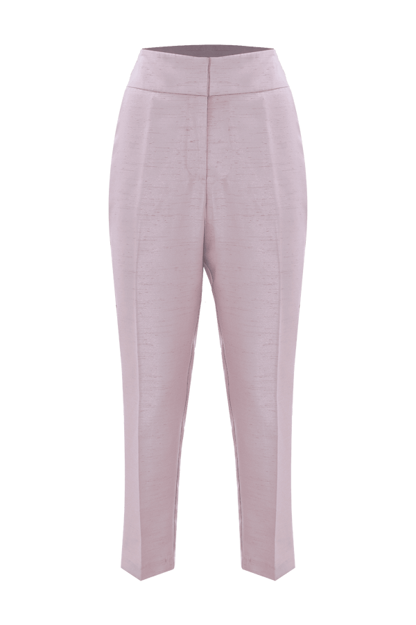 Structured trousers from suit with pleats - Trousers BRIGIT