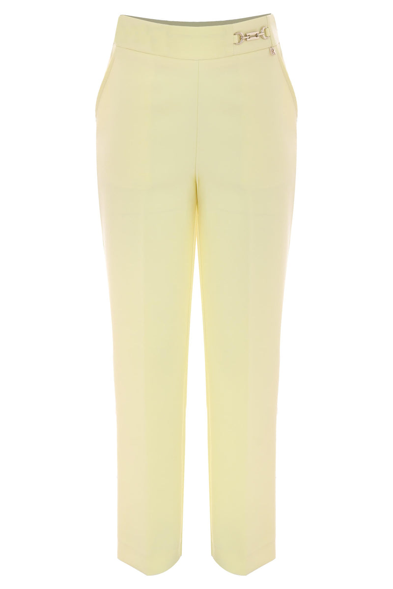 Pantalone con dettaglio in metallo dorato - PANTALONE SANDRO