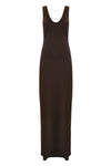 stunning pleat effect drop neck dress - Dress v KOSIMA