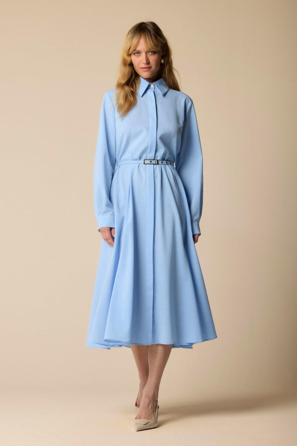 Stylish long shirt style dress - Dress ELANOR