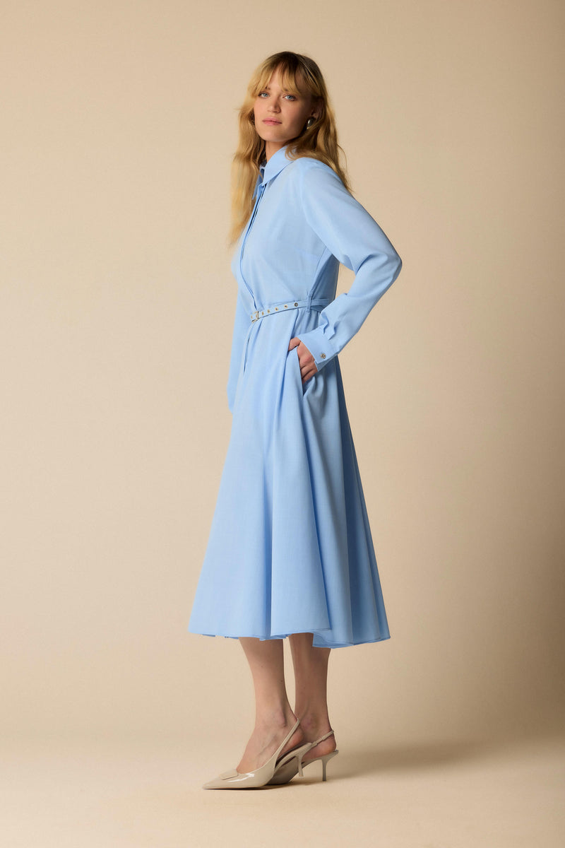 Stylish long shirt style dress - Dress ELANOR