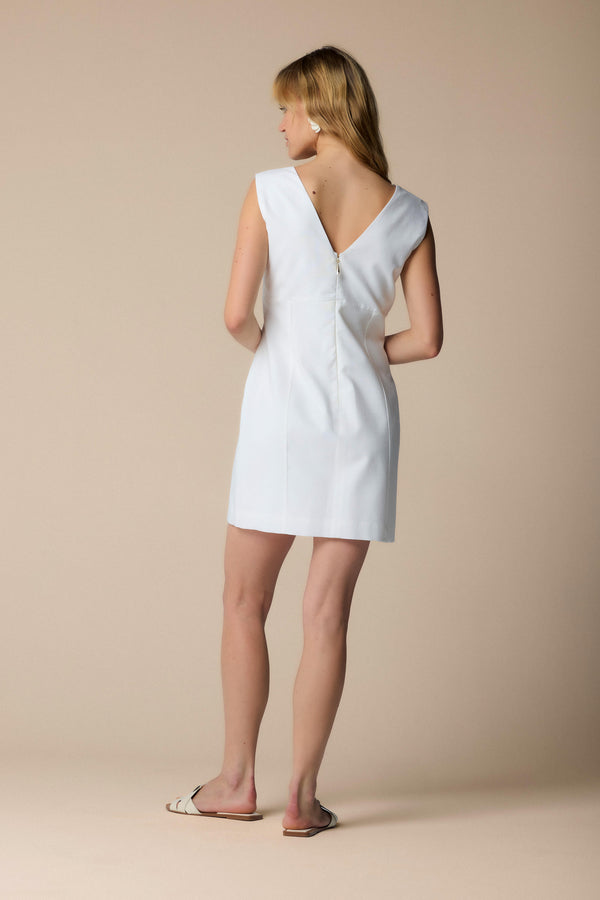 Chic fashionable short sleeveless dress - Dress  DELMM