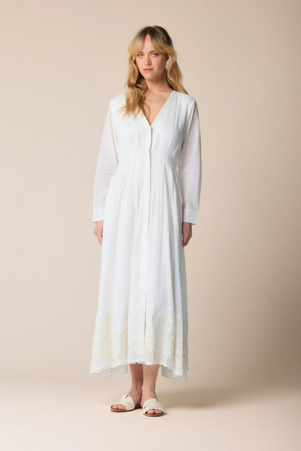 Butter Vanilla long sleeved dress - Dress JODITH