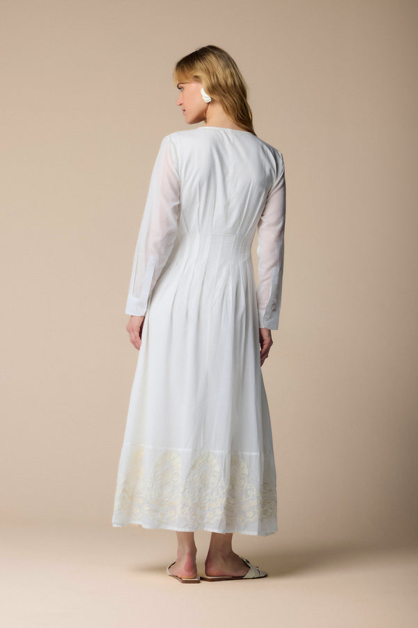 Butter Vanilla long sleeved dress - Dress JODITH