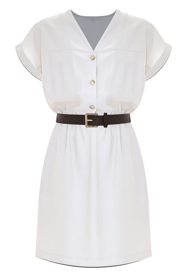 Vestido midi estilo camisa - Robe  LACELOT