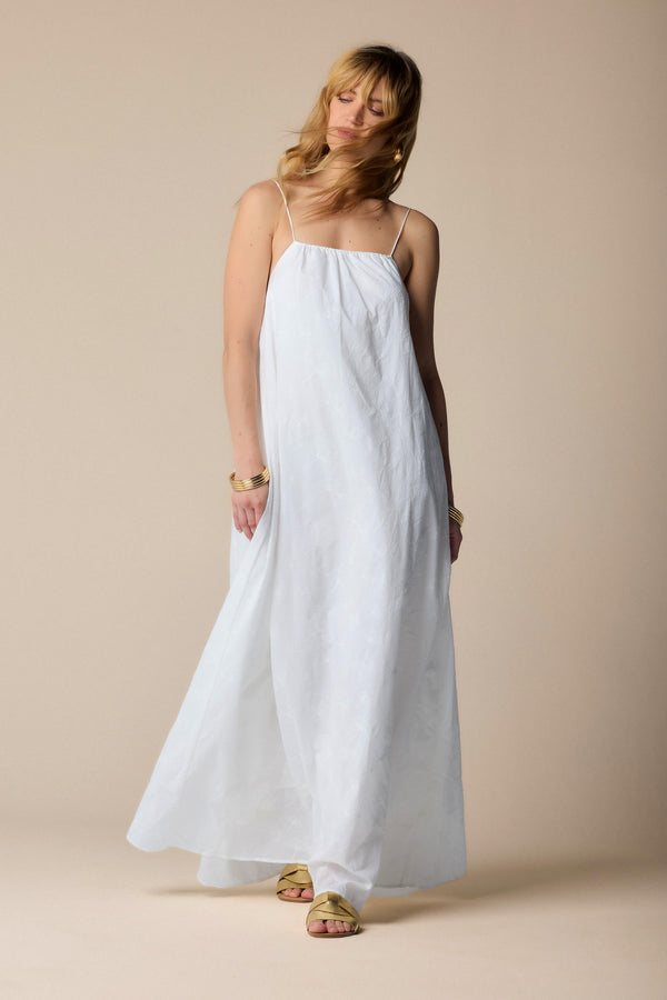 Vestido maxi con detalle de perlas - Robe  AMBREE