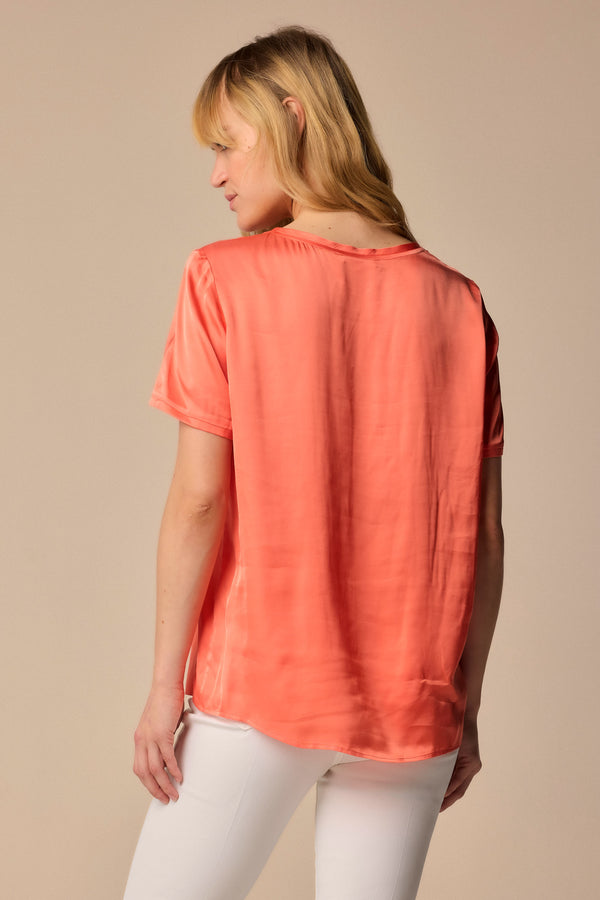 Stunning soft short sleeved blouse - Blouse  NOELIE