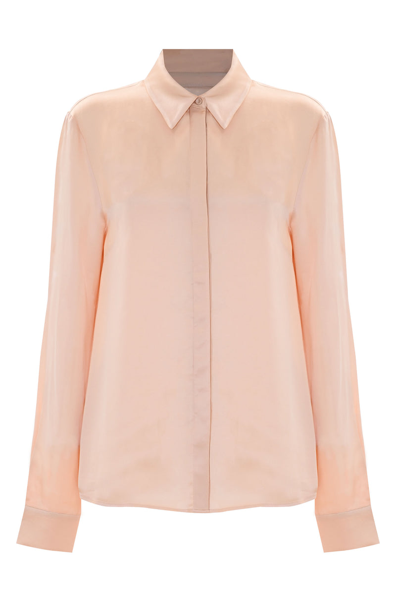 Elegant silky long sleve shirt - Blouse  LYNYELL