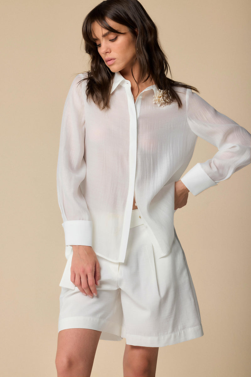 Sheer soft and chic light summer blouse - Blouse  HALEY