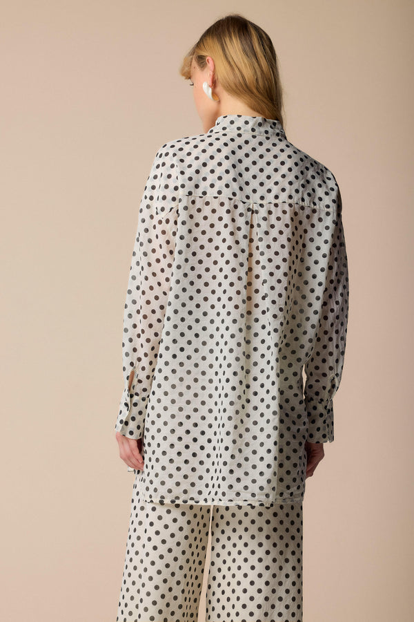 Camicia oversize  a pois - Camicia SALLUSTIA