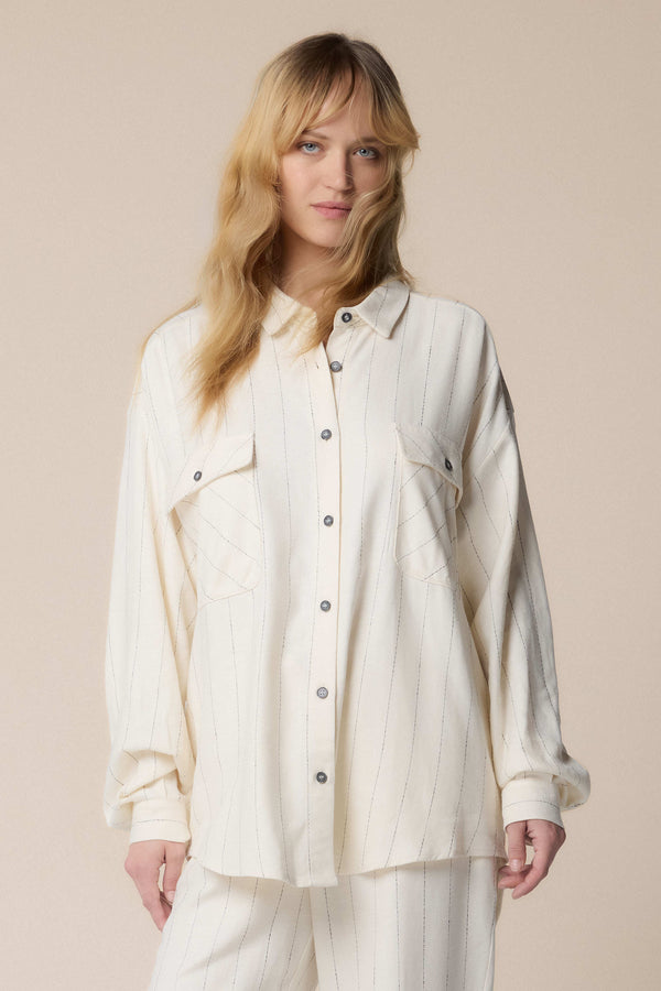 Camicia a righe oversize fit - Camicia IPNO