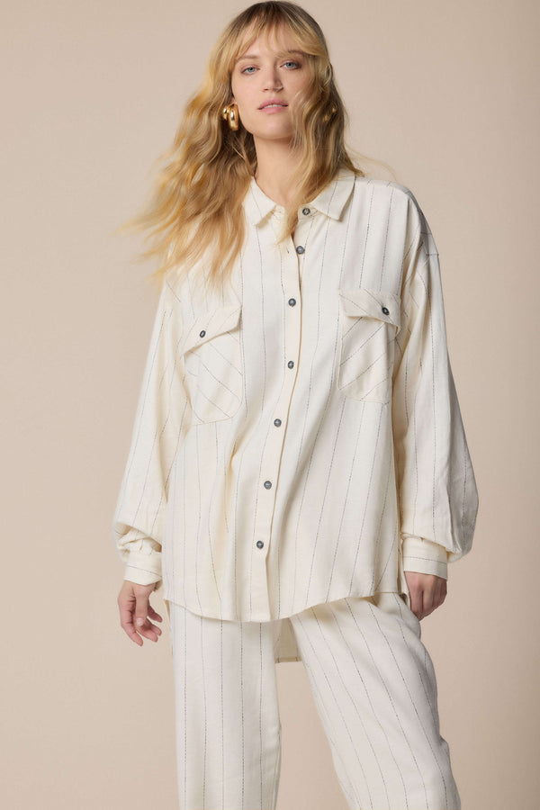 Camicia a righe oversize fit - Camicia IPNO