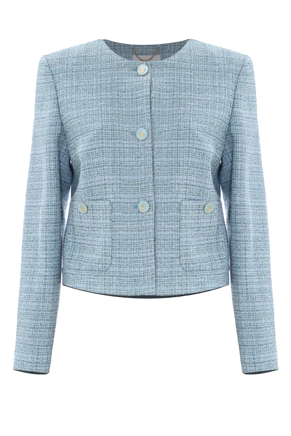 Chaqueta corta de tweed - Veste FANTIN