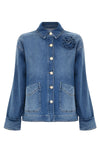 Chaqueta denim detalle de flor - Chaqueta SABBINA