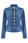 Forward-thinking short flared denim jacket - Jacket  NERSA