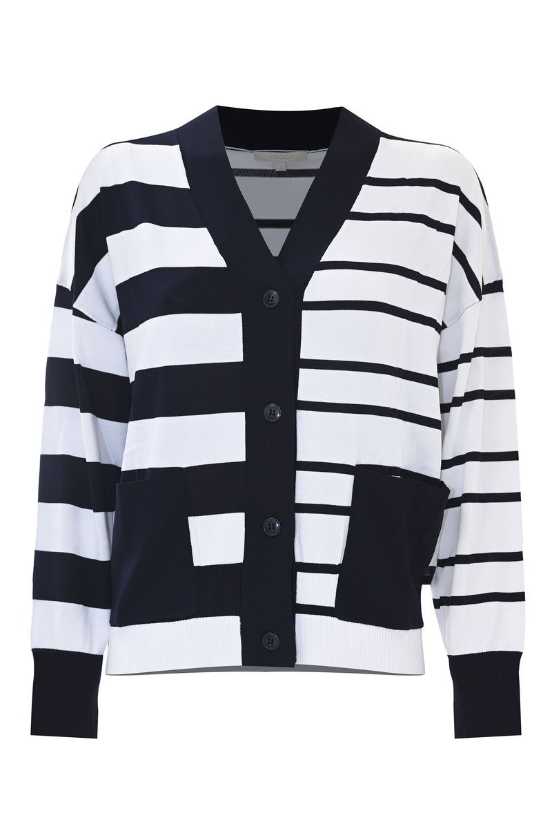 Fashion forward contrasting button-up blouse - Sweater FRANZE