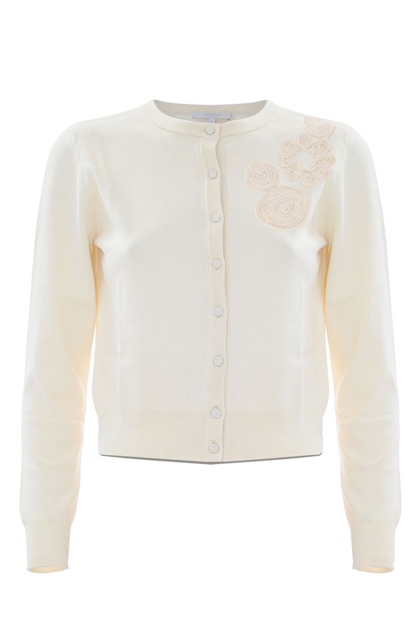 Maglia con decorazione floreale - Maglia ROWAN