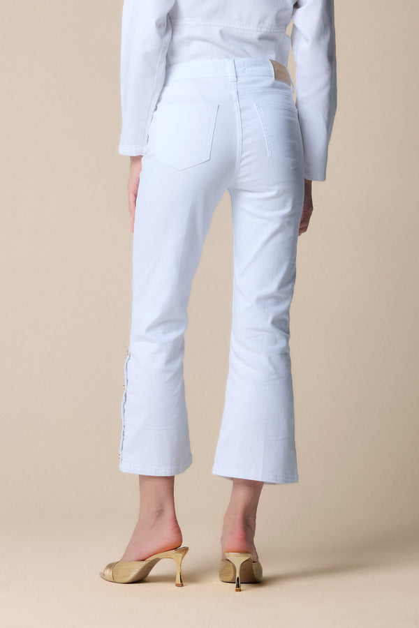 Beach chic three quarter length trousers - Trousers Color DALEVIB