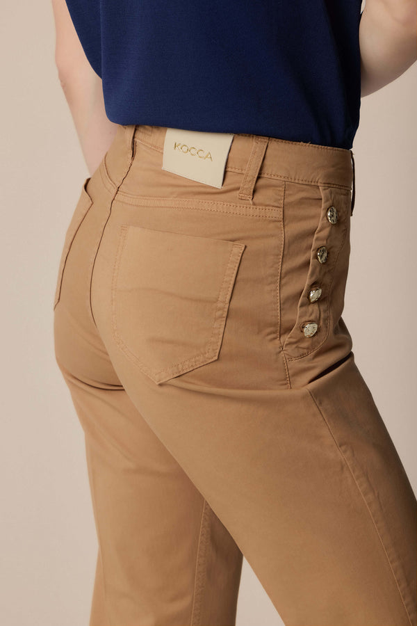 Casual smart slim jean-style trousers - Trousers Color ROONEY