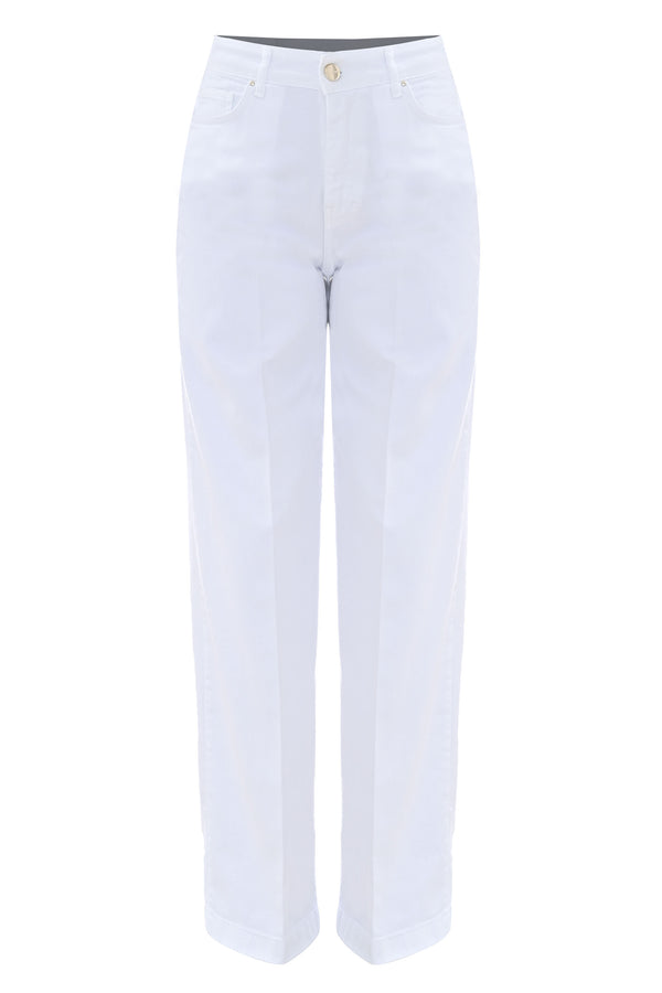 Casual chic slim full length trousers - Trousers Color RONALD