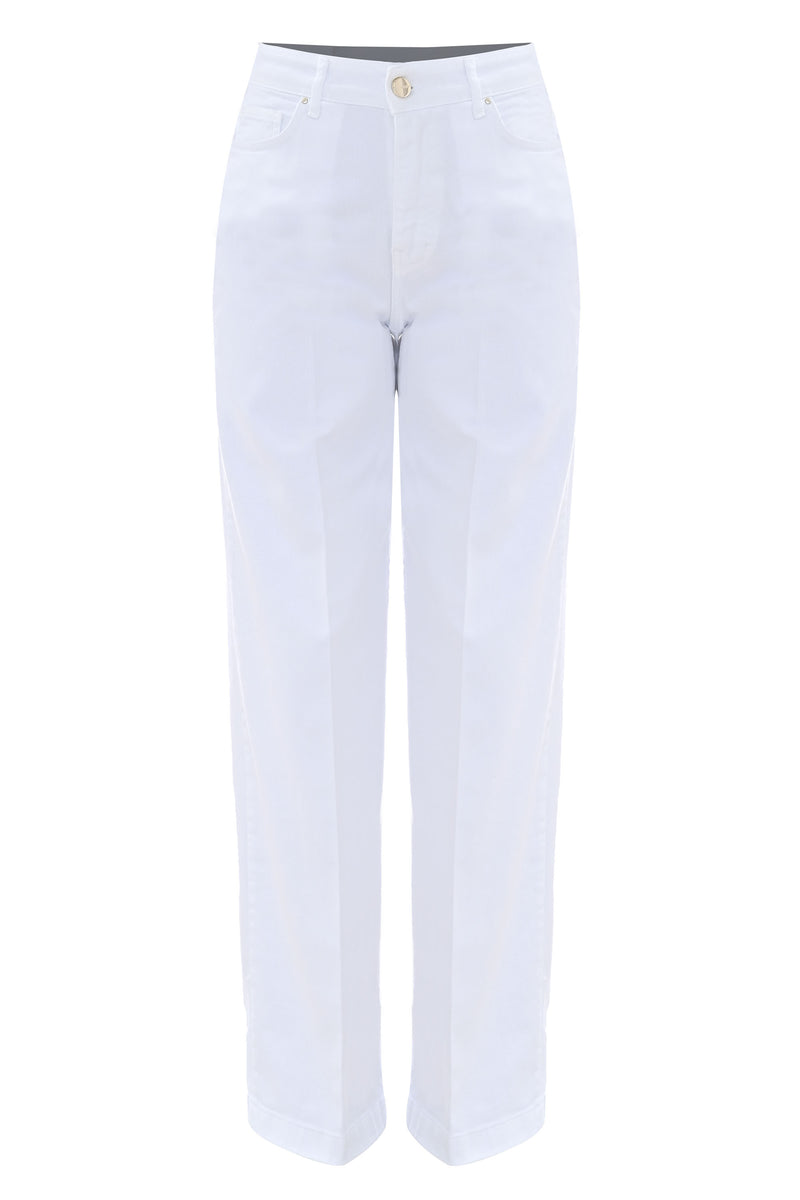 Casual chic slim full length trousers - Trousers Color RONALD