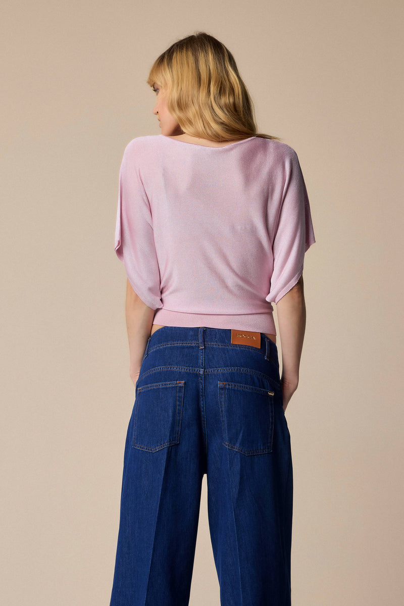 Trendy wide legged denim trousers - Trousers Denim ROSEMARY