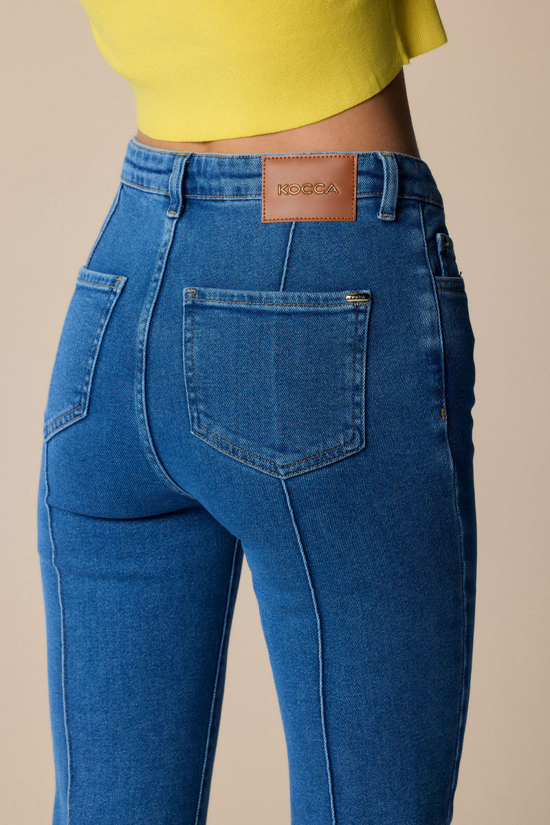 Stylish slim fit denim trousers - Trousers Denim SAFFI