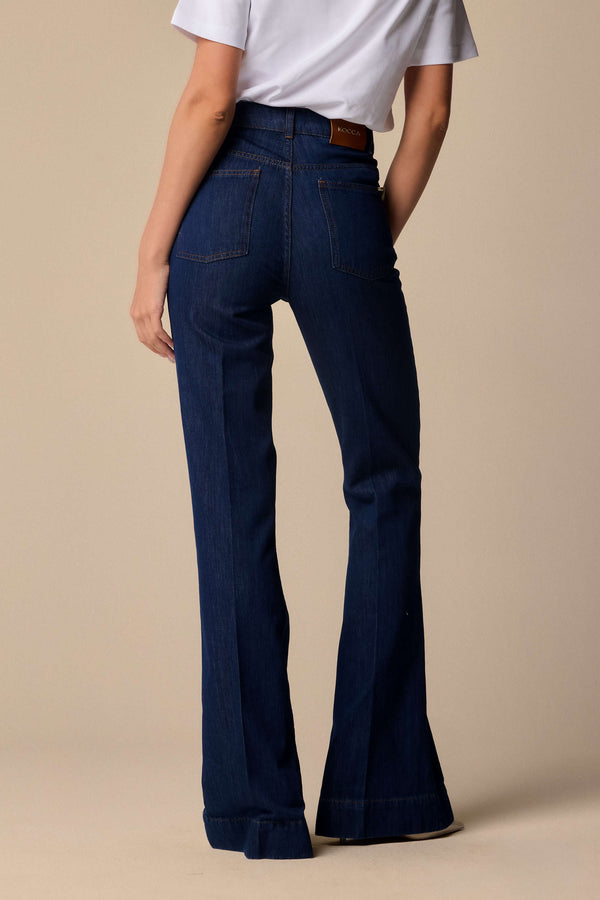 Pantalone in denim flared fit - Pantalone Denim GRAZIA