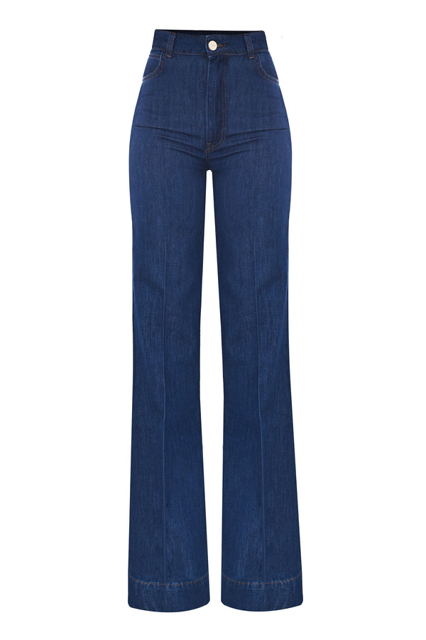 Pantalone in denim flared fit - Pantalone Denim GRAZIA