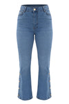 Stylish slim fit flared denim trousers - Trousers Denim DALEVIB