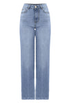 Trendy pale denim full length trousers - Trousers Denim RONALD