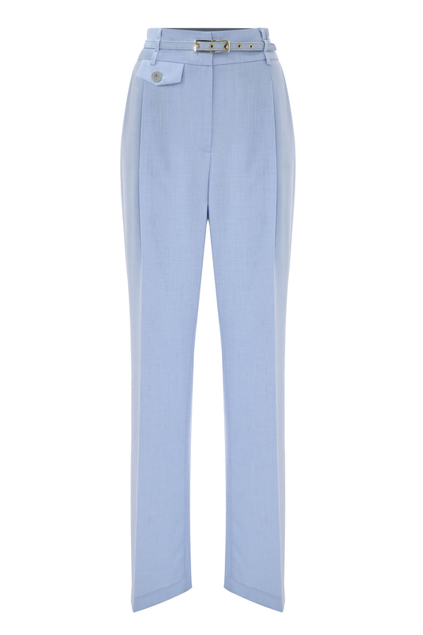 Pantalon coupe droite avec fausse poche - Pantalon  ELCHA