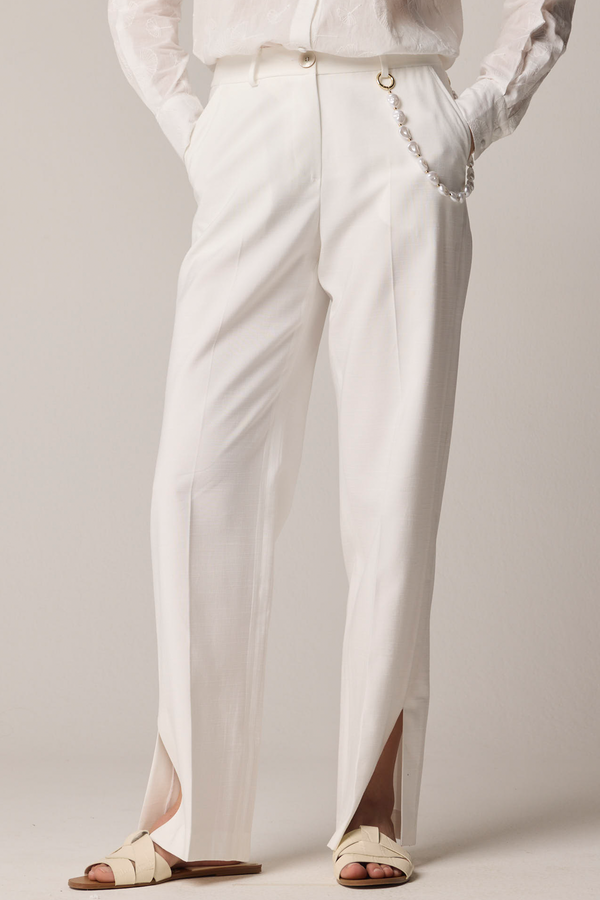 Modern stylish full length regular fit trousers - Trousers  DELMARE