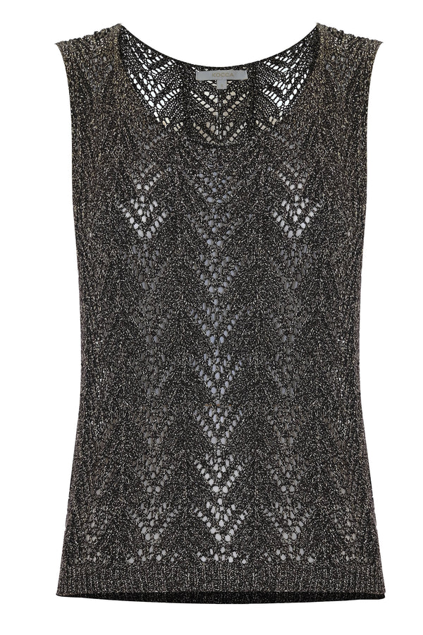 Elegant mesh knitted style top - TOP Sweater REMIGIA