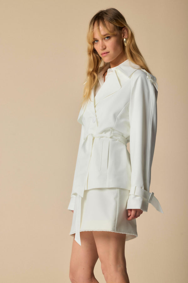 Chic elegant short trench coat - Trench KARL