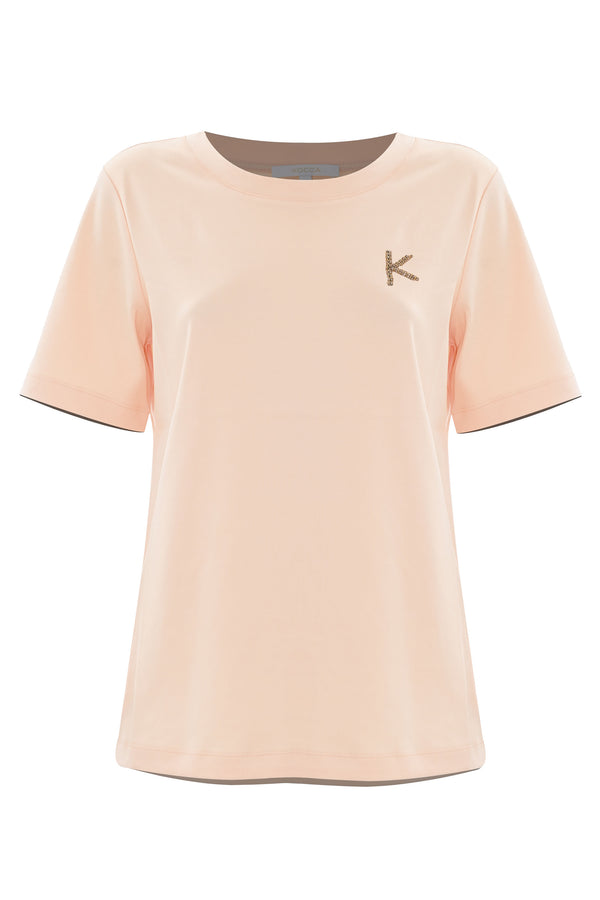 T-shirt con logo in strass - T-shirt RAPHAEL