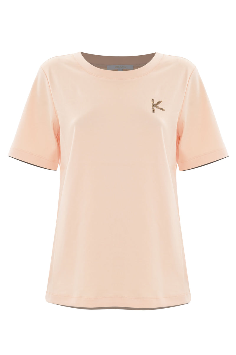 Casual chic round neck t-shirt - T-shirt RAPHAEL