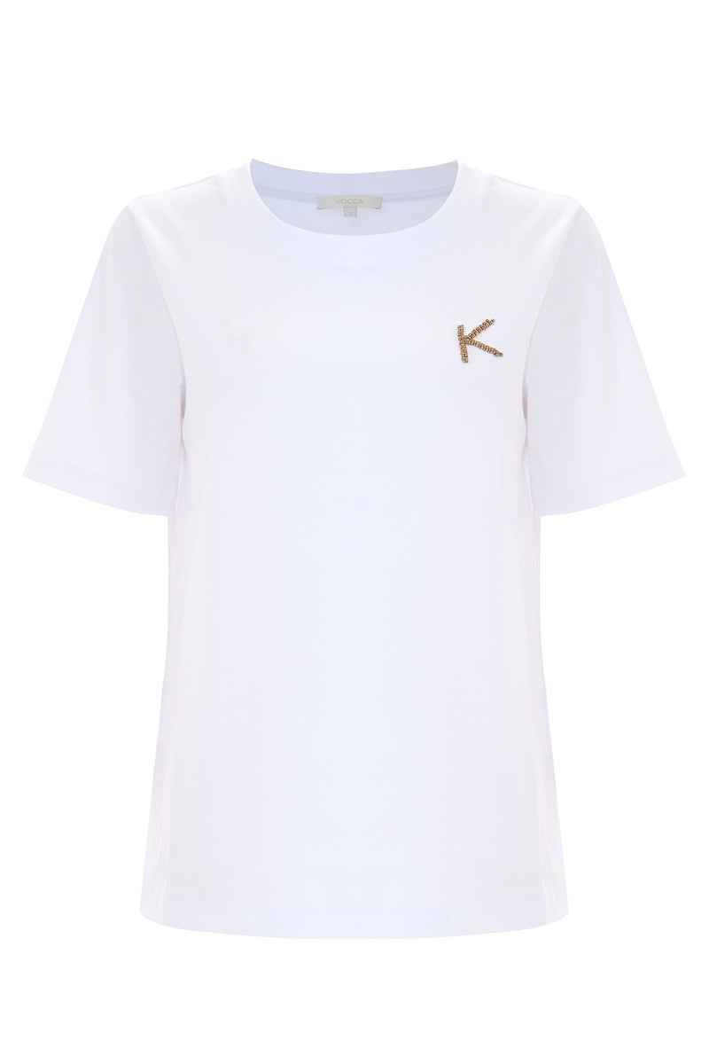 Camiseta básica letra K - T-shirt RAPHAEL