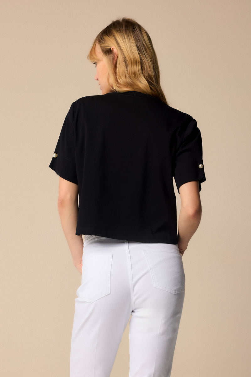 Classic style short sleeve t-shirt - T-shirt FILIPA