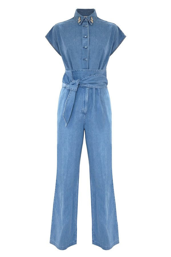 Mono denim camisero - Salopette  LIDA