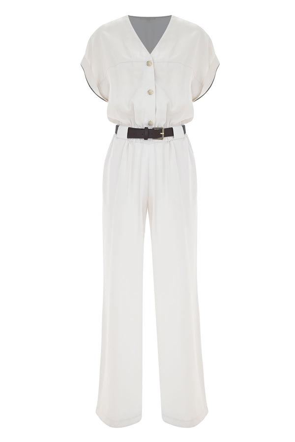 Chic shirt style one piece - Jumpsuit  LACYLL