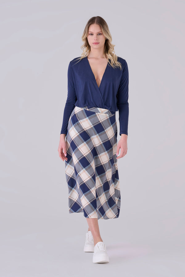 Blusa body manica lunga - BLUSA A BODY ANASX