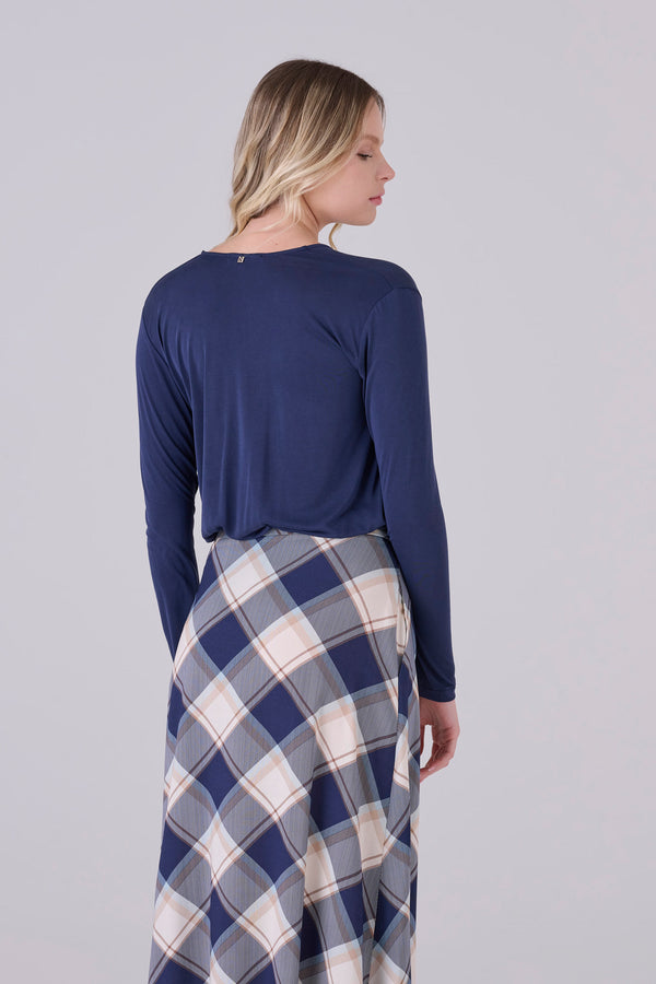 Blusa body manica lunga - BLUSA A BODY ANASX
