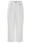 Pantaloni da ragazza in viscosa a vita alta e gamba dritta - PANTALONE TITUS