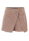 Pantaloncini a portafoglio in viscosa con motivo a zigzag - SHORT WELMINA