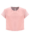 T-shirt in lyocell a maniche corte con motivo a pois - T-SHIRT M/M SAVERI