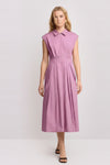 Sleeveless shirt-style long summer dress - Dress REIMUND