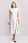 Sleeveless shirt-style long summer dress - Dress REIMUND