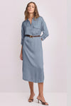 Robe longueur midi manches 3/4 - Robe CLARALIE