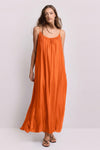 Vestido largo fluido - Vestido KELAN